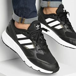 Meilleure affaire ⌛ Baskets ZX 1K Boost 2 GZ3551 Core Black Cloud White de Adidas Originals 🔥