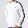 Coupon 🎁 Veste Zippée A Bandes 3 Stripes H46102 Blanc de Adidas Performance 🧨 -Pas Cher adidas Magasin adidas 329223 H46102 20220722T152517 01