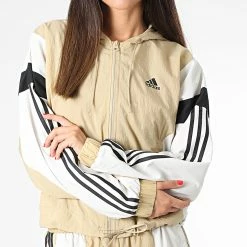 Tout neuf ✔️ Ensemble De Survetement Femme Gametime HK0465 Beige de Adidas Performance ✨ -Pas Cher adidas Magasin adidas 330407 HK0465 20220912T161611 03