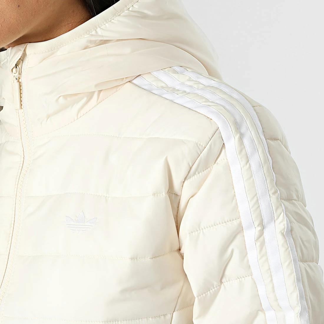 Promo ⭐ Doudoune Capuche Femme HK5251 Beige de Adidas Originals 🎁 4 Promo ⭐ Doudoune Capuche Femme HK5251 Beige de Adidas Originals 🎁 – Image 2