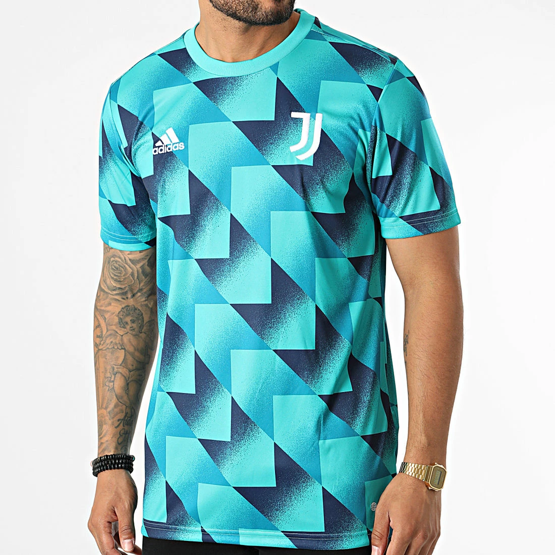 Sortie ⌛ Tee 👚 Shirt De Sport Juventus HB6050 Vert Bleu de Adidas Performance 😉 3 Sortie ⌛ Tee 👚 Shirt De Sport Juventus HB6050 Vert Bleu de Adidas Performance 😉