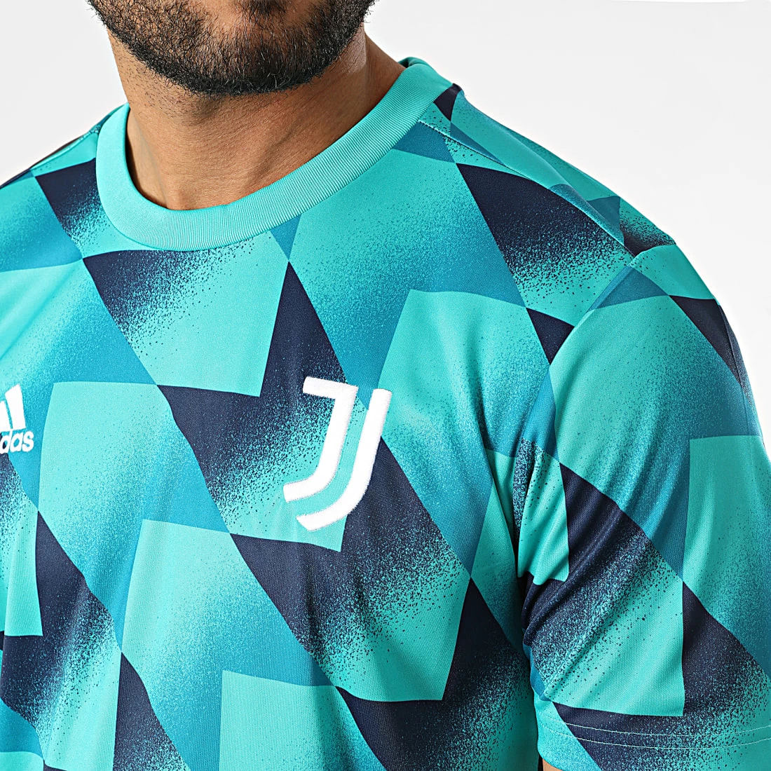 Sortie ⌛ Tee 👚 Shirt De Sport Juventus HB6050 Vert Bleu de Adidas Performance 😉 4 Sortie ⌛ Tee 👚 Shirt De Sport Juventus HB6050 Vert Bleu de Adidas Performance 😉 – Image 2