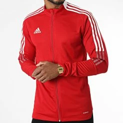 Bon marché ⌛ Veste Zippée A Bandes GM7308 Rouge de Adidas Performance 🔔 10 Bon marché ⌛ Veste Zippée A Bandes GM7308 Rouge de Adidas Performance 🔔 -Pas Cher adidas Magasin adidas 331408 GM7308 20220811T154252 03