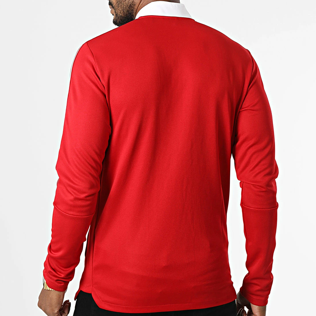 Bon marché ⌛ Veste Zippée A Bandes GM7308 Rouge de Adidas Performance 🔔 8 Bon marché ⌛ Veste Zippée A Bandes GM7308 Rouge de Adidas Performance 🔔 – Image 6