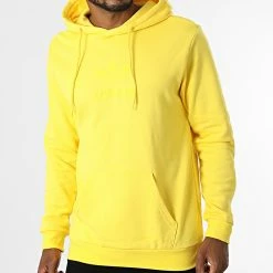 Nouveau ✔️ Sweat Capuche HK2791 Jaune de adidas 🧨