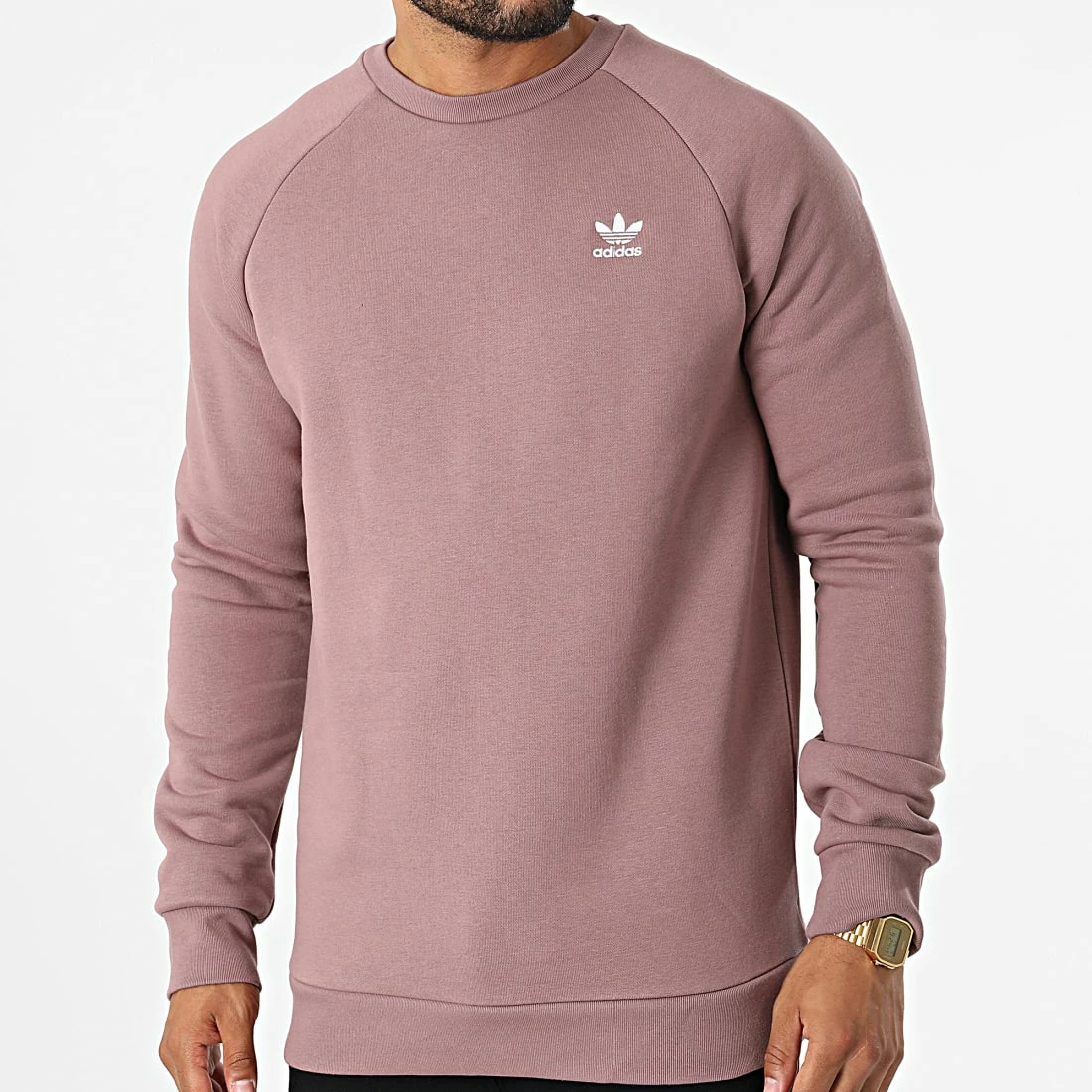 Remise 🔔 Sweat Crewneck Essential HJ7991 Rose de Adidas Originals 🎉 5 Remise 🔔 Sweat Crewneck Essential HJ7991 Rose de Adidas Originals 🎉 – Image 3