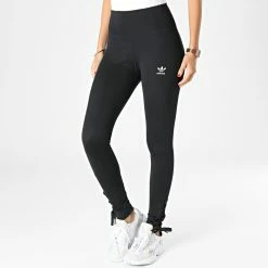 Remise 🛒 Legging Femme HK5077 Noir de Adidas Originals 😍