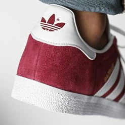 Remise 👏 Baskets Gazelle B41645 Classic Burgundy Cloud White Gold Metallic de adidas ⌛ -Pas Cher adidas Magasin adidas 333093 B41645 20220818T153553 04