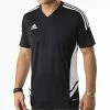 De gros 🌟 Tee 👕 Shirt De Sport A Bandes Condivo 22 H21254 Noir de Adidas Performance 🎁 -Pas Cher adidas Magasin adidas 333440 H21254 20220823T140907 01