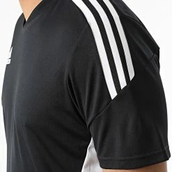 De gros 🌟 Tee 👕 Shirt De Sport A Bandes Condivo 22 H21254 Noir de Adidas Performance 🎁 -Pas Cher adidas Magasin adidas 333440 H21254 20220823T140913 06
