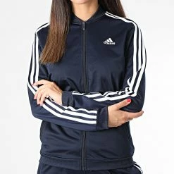 Meilleure vente ✨ Ensemble De Survetement A Bandes Femme 3 Stripes HM1914 Bleu Marine de Adidas Performance ❤️ -Pas Cher adidas Magasin adidas 333540 HM1914 20220912T161441 03