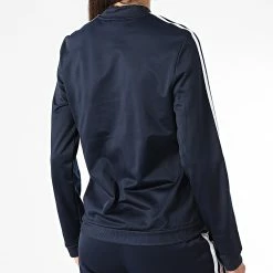 Meilleure vente ✨ Ensemble De Survetement A Bandes Femme 3 Stripes HM1914 Bleu Marine de Adidas Performance ❤️ -Pas Cher adidas Magasin adidas 333540 HM1914 20220912T161443 05