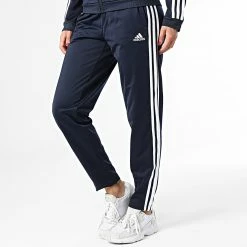 Meilleure vente ✨ Ensemble De Survetement A Bandes Femme 3 Stripes HM1914 Bleu Marine de Adidas Performance ❤️ -Pas Cher adidas Magasin adidas 333540 HM1914 20220912T161447 06