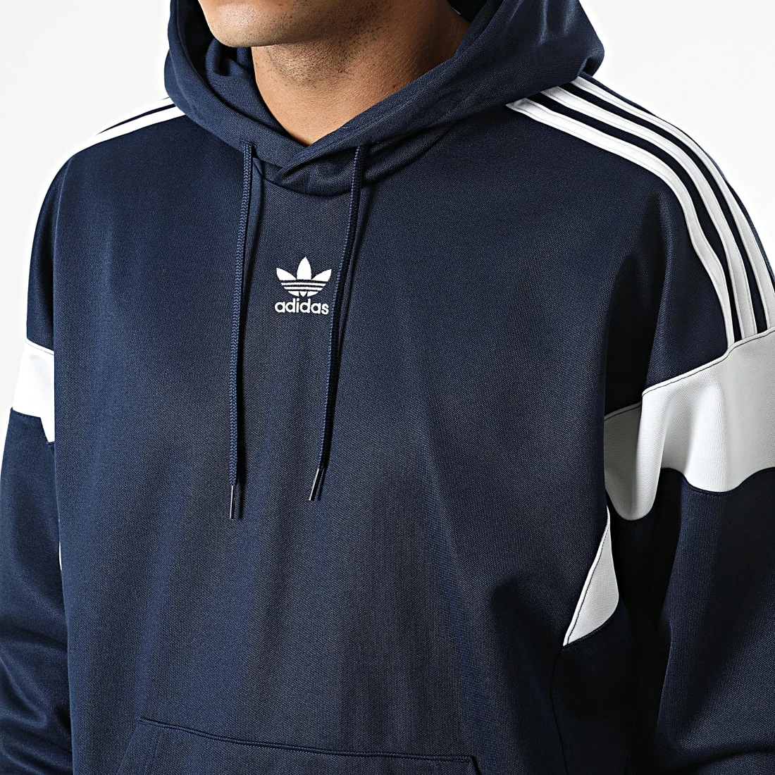 Grosses soldes 👏 Sweat Capuche Challenger HS1030 Bleu Marine de Adidas Originals 😀 4 Grosses soldes 👏 Sweat Capuche Challenger HS1030 Bleu Marine de Adidas Originals 😀 – Image 2
