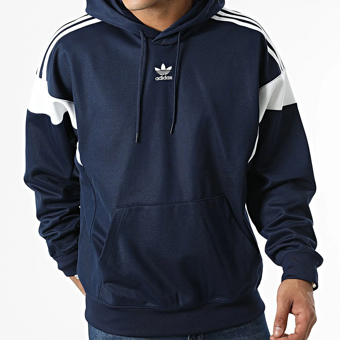 Grosses soldes 👏 Sweat Capuche Challenger HS1030 Bleu Marine de Adidas Originals 😀 7 Grosses soldes 👏 Sweat Capuche Challenger HS1030 Bleu Marine de Adidas Originals 😀 – Image 5