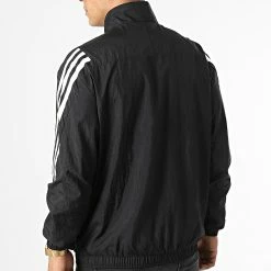 Top 10 🎉 Veste Zippée A Bandes HJ9944 Noir de Adidas Performance 🌟 -Pas Cher adidas Magasin adidas 334894 HJ9944 20220908T120405 04