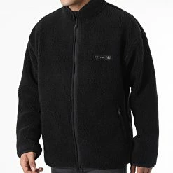 Meilleure affaire 😀 Veste Zippée Sherpa HK2771 Noir de Adidas Originals 😉