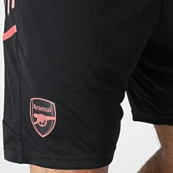 Vente flash 👏 Short De Sport A Bandes Arsenal FC HC1248 Noir de Adidas Performance 🥰 -Pas Cher adidas Magasin adidas 336725 HC1248 20220919T161322 04