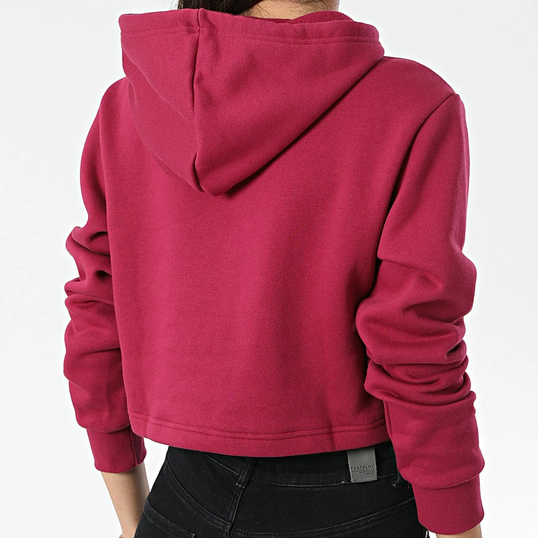 Le moins cher ⌛ Sweat Capuche Femme Crop HJ7849 Bordeaux de Adidas Originals 🎉 8 Le moins cher ⌛ Sweat Capuche Femme Crop HJ7849 Bordeaux de Adidas Originals 🎉 – Image 6
