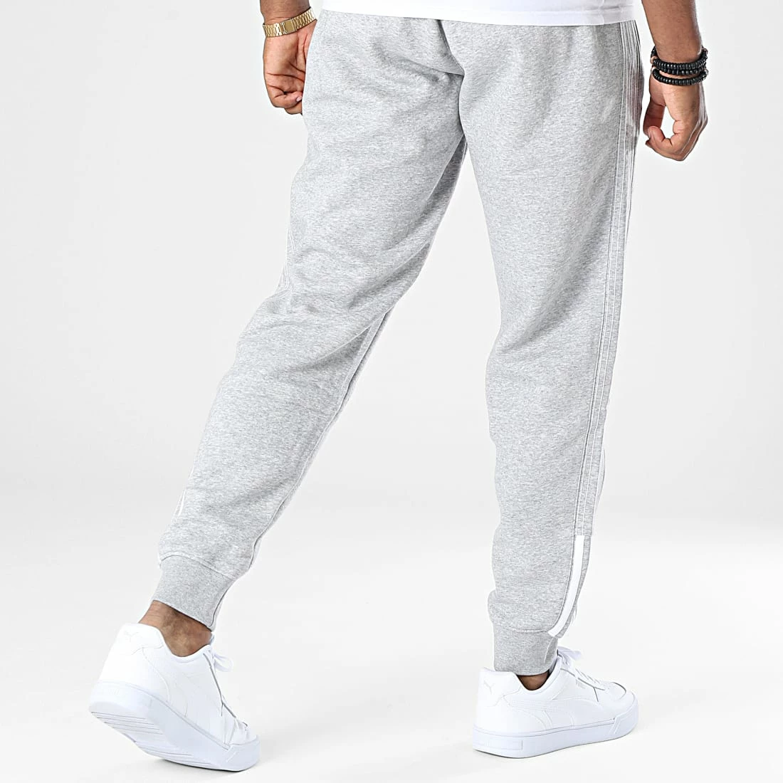 Promo 🔥 Pantalon Jogging ABandes SST HI2997 Gris Chiné de Adidas Originals 🥰 6 Promo 🔥 Pantalon Jogging ABandes SST HI2997 Gris Chiné de Adidas Originals 🥰 – Image 4