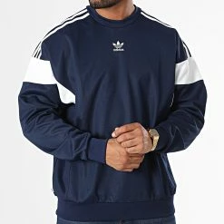 Promo 🛒 Sweat Crewneck A Bandes Cutline HN6116 Bleu Marine de Adidas Originals 🥰 10 Promo 🛒 Sweat Crewneck A Bandes Cutline HN6116 Bleu Marine de Adidas Originals 🥰 -Pas Cher adidas Magasin adidas 336999 HN6116 20220916T145709 03