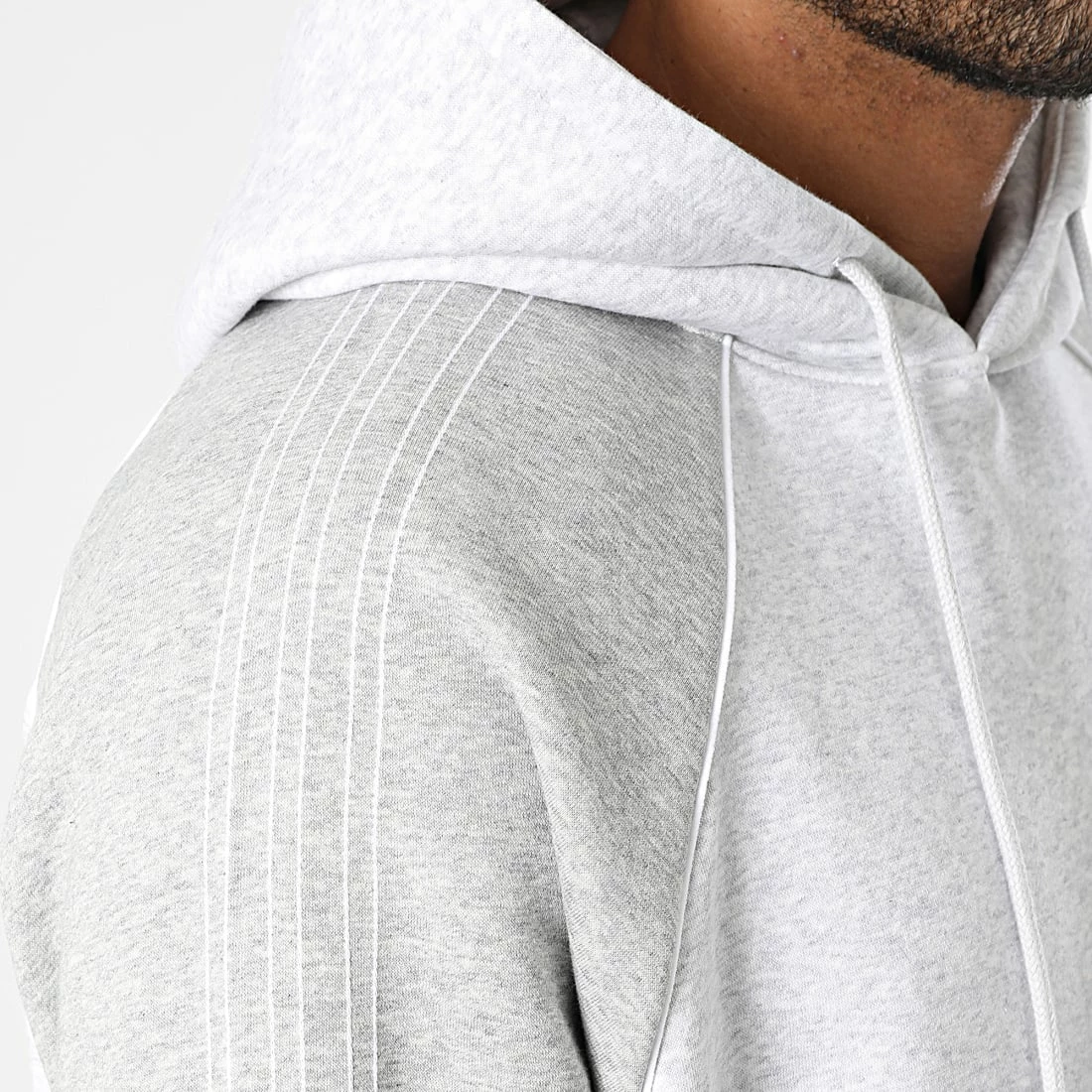 Sortie ✨ Sweat Capuche A Bandes SST HI3021 Gris Chiné de Adidas Originals 💯 8 Sortie ✨ Sweat Capuche A Bandes SST HI3021 Gris Chiné de Adidas Originals 💯 – Image 6