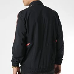 Remise 😀 Veste Zippée A Bandes Arsenal HC1247 Noir de Adidas Performance ⭐ -Pas Cher adidas Magasin adidas 337211 HC1247 20220921T155226 04