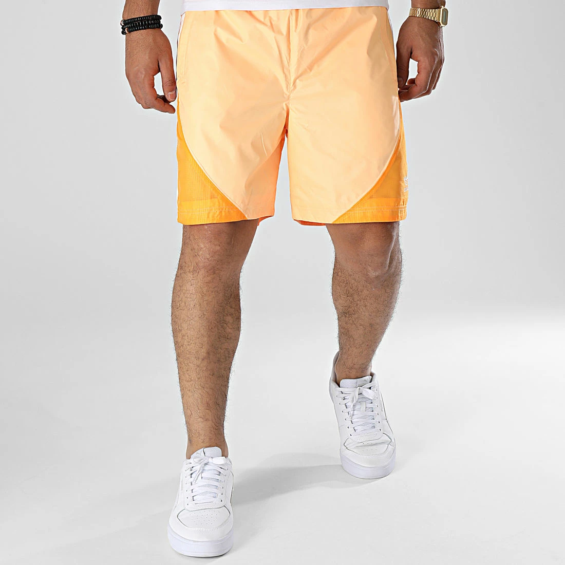 Grosses soldes 👍 Short Jogging A Bandes ☀️ Summer SST HC2098 Orange de Adidas Originals 👍 5 Grosses soldes 👍 Short Jogging A Bandes ☀️ Summer SST HC2098 Orange de Adidas Originals 👍 – Image 3