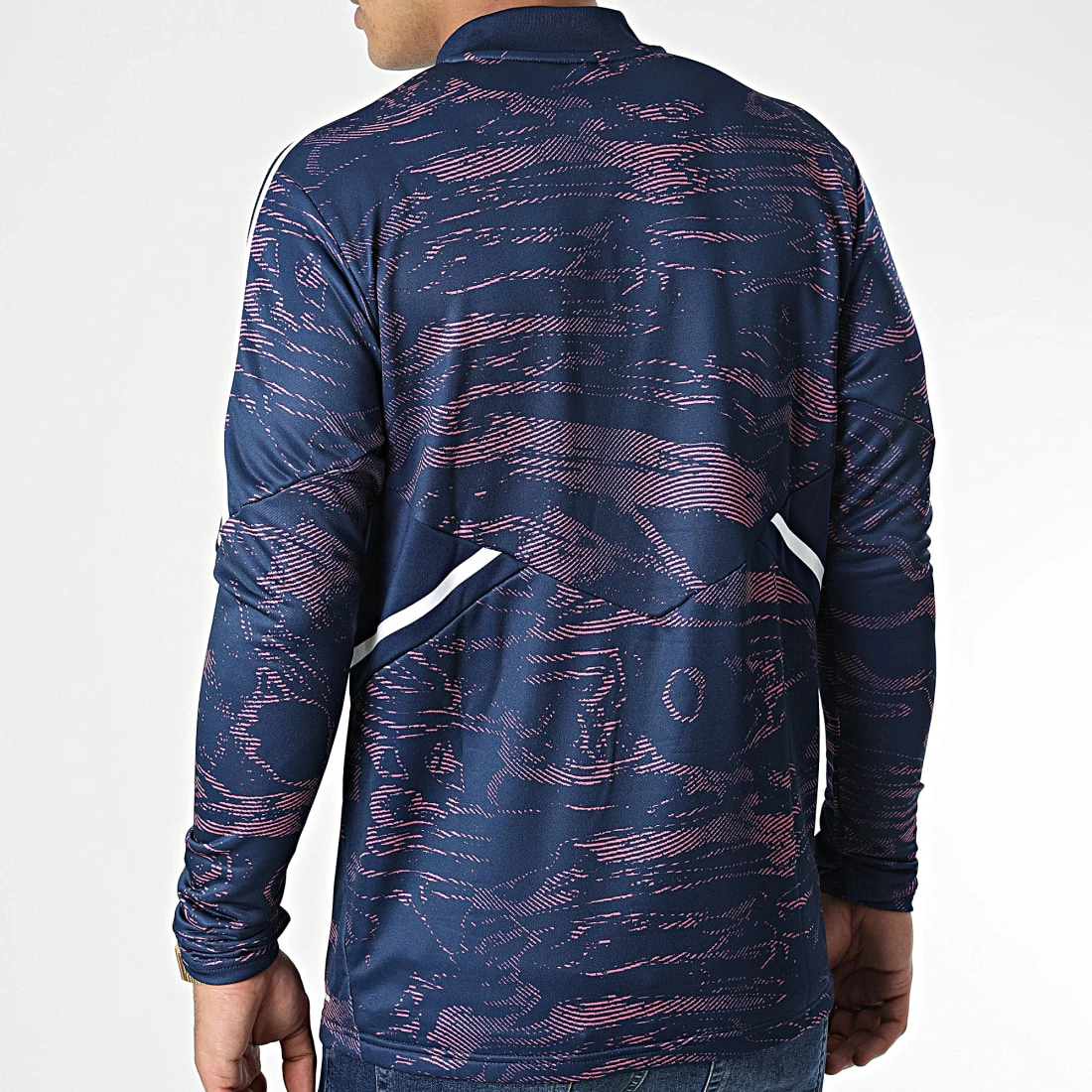 Budget 🔥 Tee 👕 Shirt Manches Longues A Bandes Juventus HC3283 Bleu Marine Rose de Adidas Performance 🥰 6 Budget 🔥 Tee 👕 Shirt Manches Longues A Bandes Juventus HC3283 Bleu Marine Rose de Adidas Performance 🥰 – Image 4