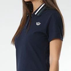 Grosses soldes 🧨 Robe Polo Femme IA8345 Bleu Marine de Adidas Originals 👏 -Pas Cher adidas Magasin adidas 337710 IA8345 20221024T142341 06