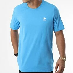 Le moins cher 🤩 Tee 👚 Shirt Essential HJ7982 Bleu Clair de Adidas Originals 👍 -Pas Cher adidas Magasin adidas 337716 HJ7982 20220920T151844 03