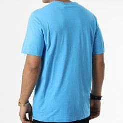 Le moins cher 🤩 Tee 👚 Shirt Essential HJ7982 Bleu Clair de Adidas Originals 👍 -Pas Cher adidas Magasin adidas 337716 HJ7982 20220920T151846 04