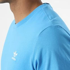 Le moins cher 🤩 Tee 👚 Shirt Essential HJ7982 Bleu Clair de Adidas Originals 👍 -Pas Cher adidas Magasin adidas 337716 HJ7982 20220920T151849 06