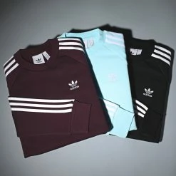 Top 10 🔥 Sweat Crewneck A Bandes 3 Stripes HK7291 Bordeaux de Adidas Originals ⭐ -Pas Cher adidas Magasin adidas 337728 HK7291 20221012T090646 06