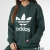 Le moins cher 🛒 Sweat Capuche Femme Trefoil HK9654 Vert de Adidas Originals 👍 -Pas Cher adidas Magasin adidas 337730 HK9654 20221020T160508 01