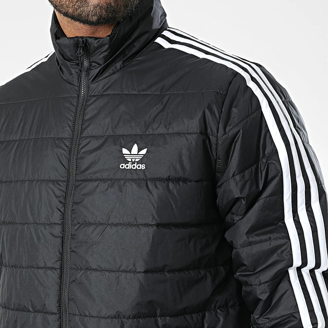 Top 10 ✨ Doudoune A Bandes Padpuff Stand HL9212 Noir de Adidas Originals ✨ 4 Top 10 ✨ Doudoune A Bandes Padpuff Stand HL9212 Noir de Adidas Originals ✨ – Image 2