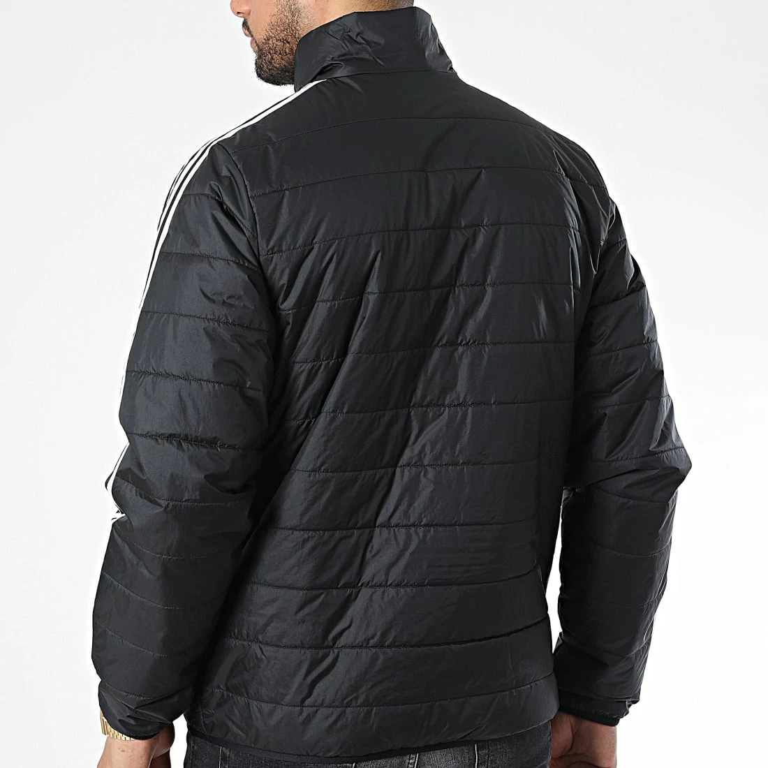 Top 10 ✨ Doudoune A Bandes Padpuff Stand HL9212 Noir de Adidas Originals ✨ 6 Top 10 ✨ Doudoune A Bandes Padpuff Stand HL9212 Noir de Adidas Originals ✨ – Image 4