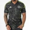 Budget ❤️ Tee 👚 Shirt De Sport Manchester United HE6682 Noir Vert de Adidas Performance 🤩