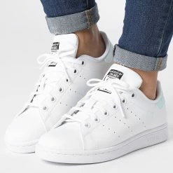 Acheter ❤️ Baskets Femme Stan Smith GY4247 Footwear White Alm Blue Core Black de Adidas Originals 🌟