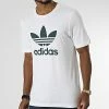 Nouveau 👍 Tee 👚 Shirt Trefoil HK5227 Blanc Vert de Adidas Originals 🛒 -Pas Cher adidas Magasin adidas 338778 HK5227 20221020T112459 01