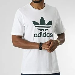 Nouveau 👍 Tee 👚 Shirt Trefoil HK5227 Blanc Vert de Adidas Originals 🛒 10 Nouveau 👍 Tee 👚 Shirt Trefoil HK5227 Blanc Vert de Adidas Originals 🛒 -Pas Cher adidas Magasin adidas 338778 HK5227 20221020T112502 03