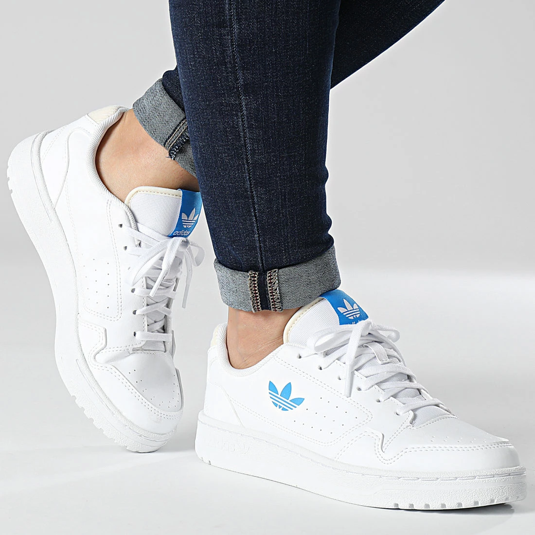 Grosses soldes ✔️ Baskets Femme NY 90 GZ1875 Footwear White Blue Ecru Tint de Adidas Originals 😉 5 Grosses soldes ✔️ Baskets Femme NY 90 GZ1875 Footwear White Blue Ecru Tint de Adidas Originals 😉 – Image 3