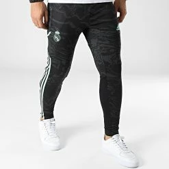 Bon marché 👍 Pantalon Jogging A Bandes Real Madrid HD1202 Noir de Adidas Performance 👏