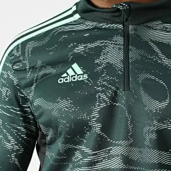 De gros 🌟 Veste Col Zippé HD1205 Real Madrid Vert de Adidas Performance 💯 -Pas Cher adidas Magasin adidas 339345 HD1205 20221014T143001 04