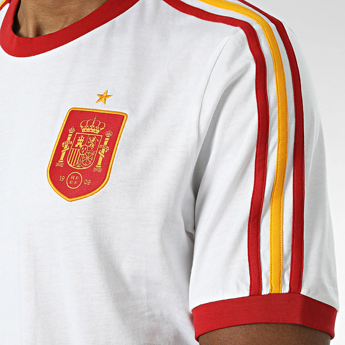 Bon marché 😀 Tee 👚 Shirt HS60717 RFEF Blanc de Adidas Performance 🔥 3 Bon marché 😀 Tee 👚 Shirt HS60717 RFEF Blanc de Adidas Performance 🔥 – Image 2