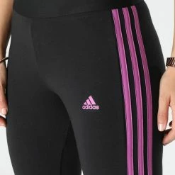 Vente flash 😍 Legging Femme A Bandes 3 Stripes HK9681 Noir de Adidas Performance 😉 -Pas Cher adidas Magasin adidas 339393 HK9681 20221110T142856 02