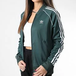 Coupon 😉 Veste Zippée A Bandes Femme HN5890 Vert de Adidas Originals ✨ 12 Coupon 😉 Veste Zippée A Bandes Femme HN5890 Vert de Adidas Originals ✨ -Pas Cher adidas Magasin adidas 339395 HN5890 20221020T160533 05