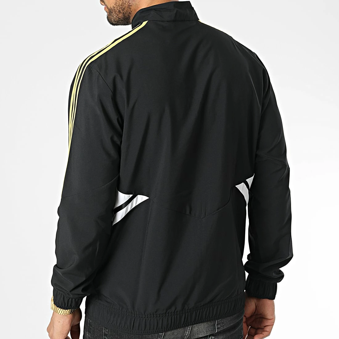 Nouveau 😀 Veste Zippée A Bandes Juventus HA2645 Noir de Adidas Performance ✨ 8 Nouveau 😀 Veste Zippée A Bandes Juventus HA2645 Noir de Adidas Performance ✨ – Image 6