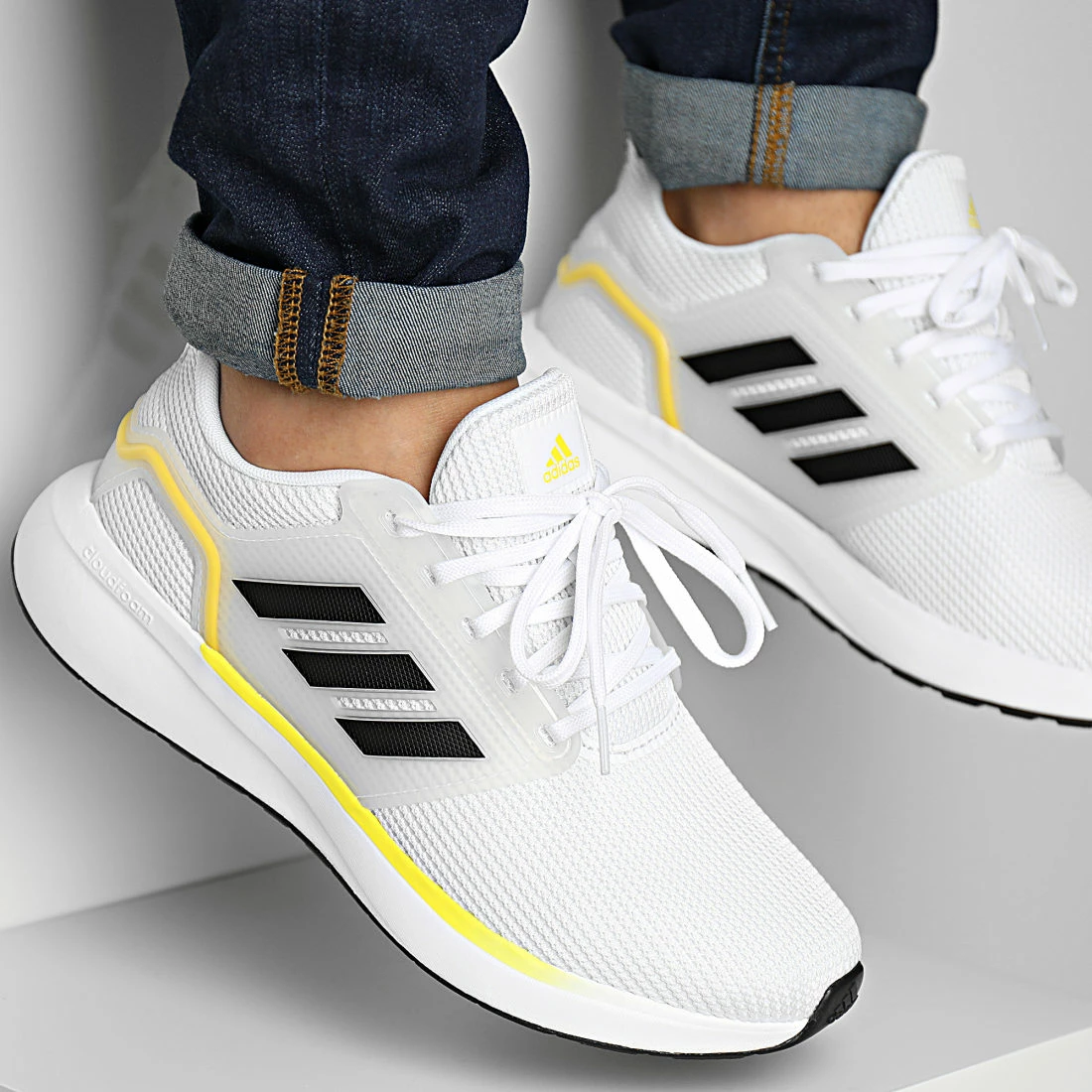 Sortie ⌛ Baskets EQ19 Run GY4718 Footwear White Core Black Beam Yellow de Adidas Performance 😉 3 Sortie ⌛ Baskets EQ19 Run GY4718 Footwear White Core Black Beam Yellow de Adidas Performance 😉