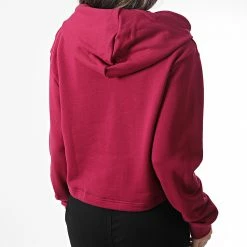 Coupon 🛒 Sweat Capuche Femme Crop HM1825 Bordeaux de Adidas Originals 😀 -Pas Cher adidas Magasin adidas 340444 HM1825 20221021T155206 06